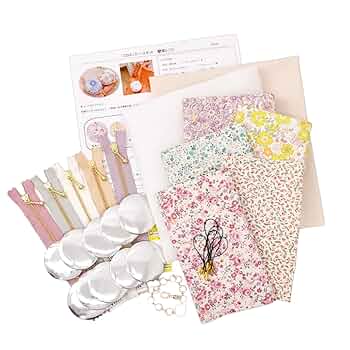 激レアねこのマカロン屋さんパネル生地　ハンドメイド Amazon | MYmama 手作り キット 花柄 マカロン ケース 5個